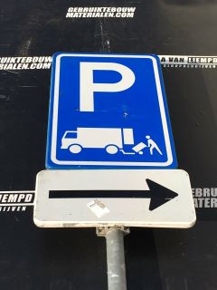Verkeersbord (P-Laden/Lossen) + Flespaal (390 cm) 1510 Producten Overzicht
