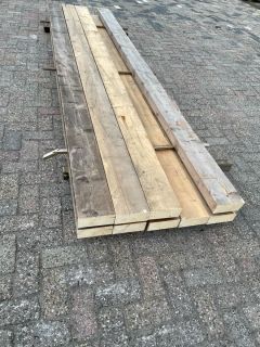 Gebruikte Vurenhouten Balken 7x17 - 360cm 10003 Gebruikt Balkhout