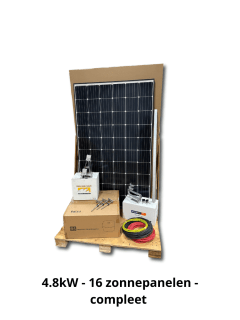 Complete Zonnepanelen Set voor een pannendak – 16 Panelen, 4.8kW 11297-1 Pannendak