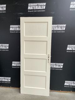 4-Vlaks Paneeldeur 77,5 B x 200,5 H (Linksdraaiend) CA 10942 Stompe Binnendeuren