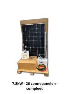 Complete Zonnepanelen Installatie – 26 Panelen, 7.8kW 11298-1 Pannendak