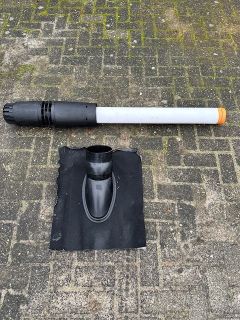 Rolux 5G dakdoorvoer met universele doorvoerpan 15-55gr 12075 Dakpannen