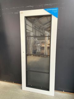 Opdek Binnendeur Met Glas 83 B x 201,5 H (Rechtsdraaiend) 11477 Industriële glasdeuren