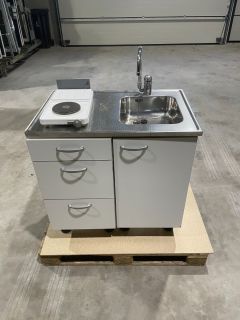 Keukenblok kookplaat links 90 H x 91.5 B x 60.5 D 12033 Wastafels