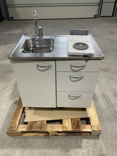 Keukenblok kookplaat rechts 90 H x 91.5 B x 60.5 D 12035 Wastafels