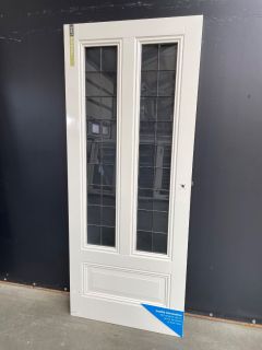 Stompe Binnendeur Met Glas In Lood 83 B x 201,5 H 11500 Stompe Binnendeuren