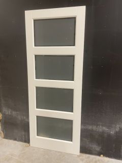 Stompe Binnendeur Met Glas 83 B x 211,5 H 12032-1 Stompe Binnendeuren