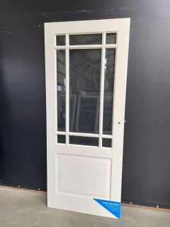 Stompe Paneeldeur Met Glas 83 B x 201,5 H 11501 Stompe Binnendeuren