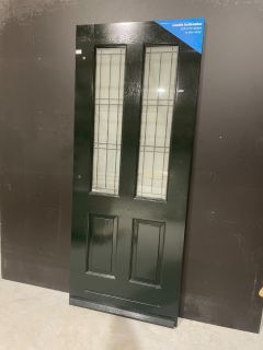 Voordeur 83 x 201,5 cm met Glas in lood Lundia 12054 Producten Overzicht