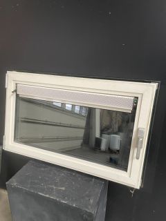 Kunststof raamkozijn met dauerlufter 69 H x 113 B 12069 Kunststof