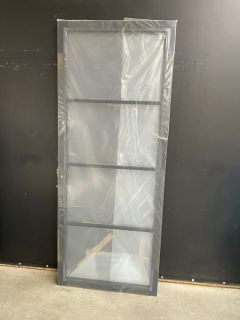 4 vlaks stompe binnendeur met glas 231,5 H x 93 B 13090 Stompe Binnendeuren