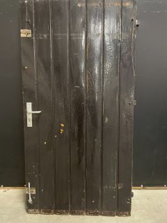 Eiken kasteel poort opgebouwd uit massieve planken 210 H x 108 B x 4,5 D 13060 Poorten & Tuinhuis Deuren