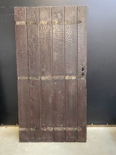 Massief eiken kasteel poort 211 H x 109 B x 4 D 13061 Poorten & Tuinhuis Deuren