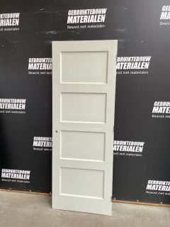 4-Vlaks Paneeldeur 72,5 B x 200,5 H (Rechtsdraaiend) CA 10938 Stompe Binnendeuren