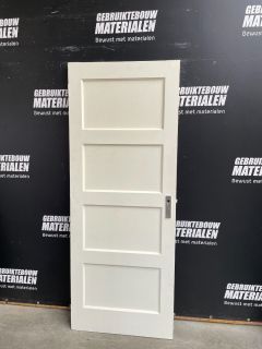 4-Vlaks Paneeldeur 78 B x 200 H (Linksdraaiend) CA 10941 Stompe Binnendeuren