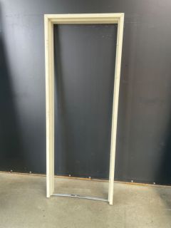 Stalen opdekkozijn 14,5x73x201cm (linksdraaiend) 11771 Deurkozijnen (Doe Het Zelf)