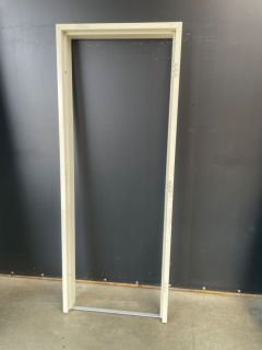 Stalen opdekkozijn 14,5x73x201,5cm (Rechtsdraaiend) 11772 Deurkozijnen (Doe Het Zelf)