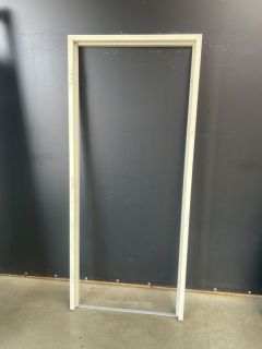 Stalen opdekkozijn 9,5x83x201,5cm (linksdraaiend) 11773 Deurkozijnen (Doe Het Zelf)