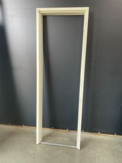 Stalen opdekkozijn 14x63x201cm (linksdraaiend) 11775 Deurkozijnen (Doe Het Zelf)