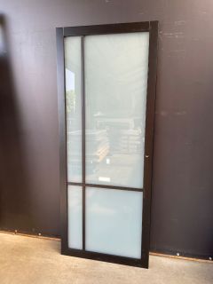 Opdek Binnendeur 83 B x 211,5 H (Linksdraaiend) 11389 Industriële glasdeuren