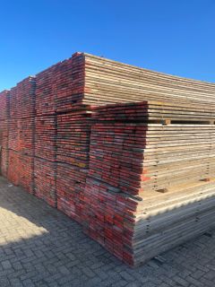 Gebruikte steigerplanken +/- 200 x 32 mm - Diverse lengtes beschikbaar 10961 Steigerplanken
