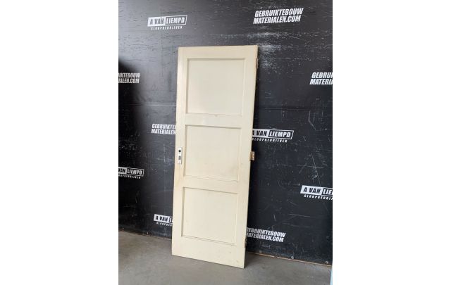 3-Vlaks Paneeldeur 73 B x 201 H (Linksdraaiend)