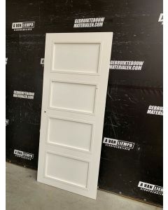 4-Vlaks Opdek Paneeldeur 88 B x 211 H (Rechtsdraaiend) 3525 Opdek Binnendeuren