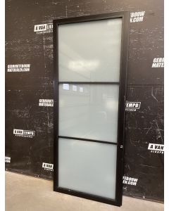 Opdek Binnendeur 93 B x 231 H (Linksdraaiend) 7216 Industriële glasdeuren
