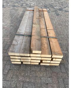 Gebruikte Vurenhouten Balken 7x19,5  - 300cm