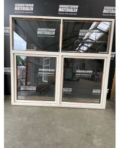 Hardhouten Raamkozijn Met Draairamen, 227,5 B x 207 H 10759 Hout