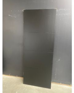 Stompe Binnendeur 83 B x 211,5 H freesline zwart 12001 Stompe Binnendeuren