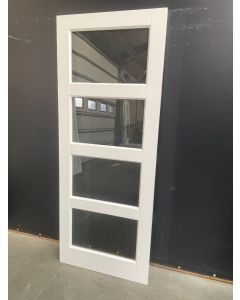 Stompe Binnendeur met glas 83 B x 211,5 H 12007 Stompe Binnendeuren