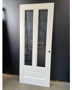 Stompe Paneeldeur Met Glas In Lood 93 B x 231,5 H 11474 Stompe Binnendeuren