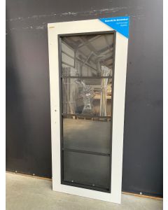 Opdek Binnendeur Met Glas 83 B x 201,5 H (Rechtsdraaiend) 11477 Industriële glasdeuren