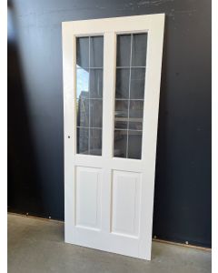 4-Vlaks Paneeldeur Met Glas In Lood 83 B x 201,5 H 11481 Stompe Binnendeuren
