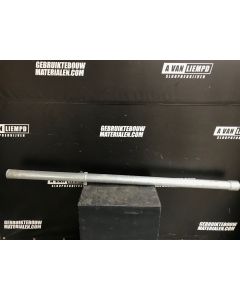 Verzinkt stalen ondereind voor hwa buis, met sok, 80mm, 200cm lang
