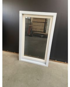 Hardhouten Raamkozijn Met Draairamen, 89 B x 140 H 11302 Hout