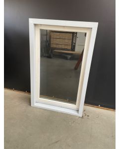 Hardhouten Raamkozijn Met Draairamen, 89 B x 140 H 11303 Hout