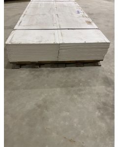 Gipsplaat 2590 L x 600 B - Dikte: 12.5 mm 5398 Gips