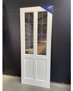 Stompe Paneeldeur met Glas in Lood 83 B x 211,5 H 11428 Stompe Binnendeuren