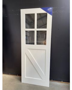 Stompe Binnendeur Met Glas 83 B x 211,5 H 11429 Stompe Binnendeuren